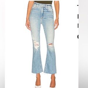 MOTHER Denim The Hustler Ankle Fray